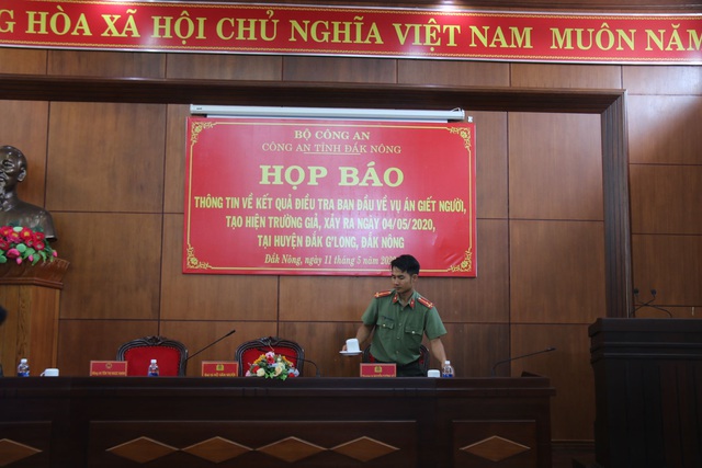  Họp báo vụ Bí thư xã giết cháu vợ: Giả chết để hưởng tiền bảo hiểm 18 tỷ