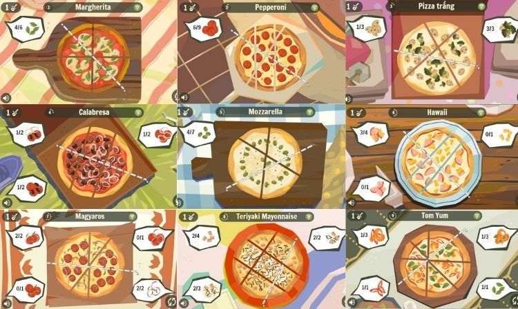 Game pizza của Google Doodle
