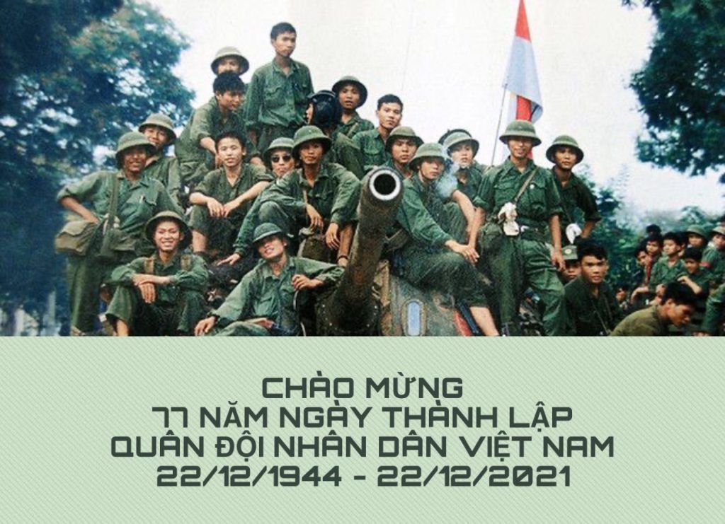 Kỷ niệm ngày t hành lập Quân đội Nhân dân Việt Nam