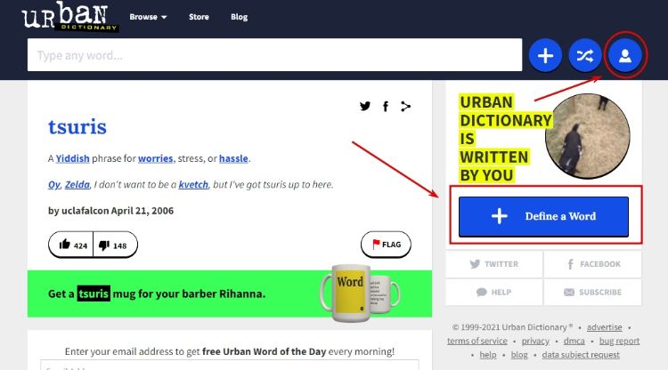từ điển urban