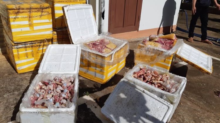  Đắk Lắk phát hiện lô thịt lợn, tuỷ dê hơn 400kg bốc mùi hôi thối