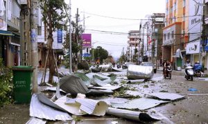 Hình ảnh đầu tiên về cơn bão số 4 tại tỉnh Quảng Ngãi