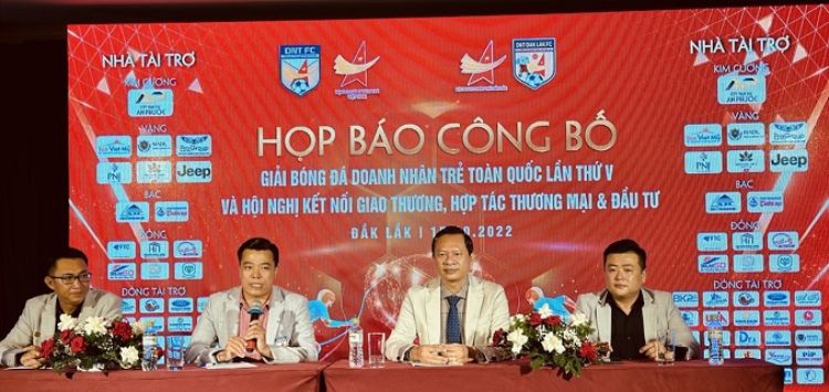  Giải bóng đá Doanh nhân trẻ toàn quốc lần thứ V năm 2022 & Hội nghị xúc tiến thương mại và đầu tư được tổ chức tại Đắk Lắk